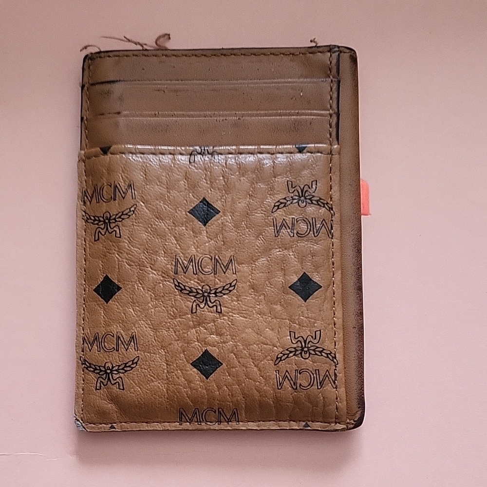MCM Classic Logo Detailed Card Case